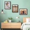 image:image12x16 Picture Frame with Mat for 11x14 Picture Dark Brown 1 Pack  Shatter Resistant Plexiglass  Engineered Wood Poster Frame for 30x40 cm Art Prints Wall MountingDark Brown