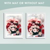 image:image12x16 Picture Frame with Mat for 11x14 Picture Dark Brown 1 Pack  Shatter Resistant Plexiglass  Engineered Wood Poster Frame for 30x40 cm Art Prints Wall MountingWhite