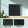 image:image12x16 Picture Frame with Mat for 11x14 Picture Dark Brown 1 Pack  Shatter Resistant Plexiglass  Engineered Wood Poster Frame for 30x40 cm Art Prints Wall MountingBlue