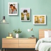 image:image12x16 Picture Frame with Mat for 11x14 Picture Dark Brown 1 Pack  Shatter Resistant Plexiglass  Engineered Wood Poster Frame for 30x40 cm Art Prints Wall MountingWhite