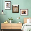 image:image12x16 Picture Frame with Mat for 11x14 Picture Dark Brown 1 Pack  Shatter Resistant Plexiglass  Engineered Wood Poster Frame for 30x40 cm Art Prints Wall MountingDark Brown