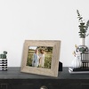 image:image2 Pack 5x7 Picture Frames in Grey Real Glass WallampTabletop Display  Wide Molding 5 by 7 Photo Frame with Back Hangers Country Wood Grain Style Great for Photos Gift Pictures WeddingBeige