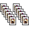 image:imageGolden State Art 11x14 Black Picture Frame with Mat to Display 8x10 Photos Real Glass 8 PackBlack