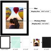 image:imageGolden State Art 11x14 Black Picture Frame with Mat to Display 8x10 Photos Real Glass 8 PackBlack