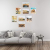 image:imageGolden State Art 11x14 Black Picture Frame with Mat to Display 8x10 Photos Real Glass 8 PackWhite