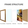 image:imageGolden State Art 11x14 Black amp Gold Trim Picture Frame White Mat for 8x10  Real Glass Fits 8x10 Photo Art Poster or Print Display Finish Black with Burgundy amp Gold Trim ColorDark Gold
