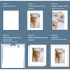 image:imageGolden State Art 11x17 White Uncut Picture Mats Matboards Pack of 10  Acidfree Backing Mat Board for Frames Prints Photos DIY Projects12x12