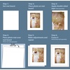 image:imageGolden State Art 11x17 White Uncut Picture Mats Matboards Pack of 10  Acidfree Backing Mat Board for Frames Prints Photos DIY Projects4x6