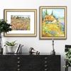 image:imageGolden State Art 16x20 GoldBlue Photo Frame Mat for 11x14 Plexiglass  Includes a White Mat Fits 11x14 Photo Art Poster or Print Display Vintage Ornate Finish Picture Frame Wall MountingCream  Gold