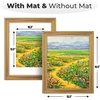 image:imageGolden State Art 16x20 GoldBlue Photo Frame Mat for 11x14 Plexiglass  Includes a White Mat Fits 11x14 Photo Art Poster or Print Display Vintage Ornate Finish Picture Frame Wall MountingGold
