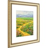 image:imageGolden State Art 16x20 GoldBlue Photo Frame Mat for 11x14 Plexiglass  Includes a White Mat Fits 11x14 Photo Art Poster or Print Display Vintage Ornate Finish Picture Frame Wall MountingCream  Gold