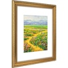 image:imageGolden State Art 16x20 GoldBlue Photo Frame Mat for 11x14 Plexiglass  Includes a White Mat Fits 11x14 Photo Art Poster or Print Display Vintage Ornate Finish Picture Frame Wall MountingGold