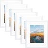 image:imageGolden State Art 16x20 Wall Picture Frame with Mat to Display 11x14 Photos Black 6PackWhite