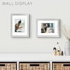 image:imageGolden State Art 16x24 Blue Picture Frame Mat for 12x18 Real Glass  Wall Mount Display Horizontally or Vertically Photo Art Poster or Print Display Blue Frame FinishSilver