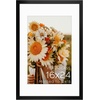 image:imageGolden State Art 16x24 Blue Picture Frame Mat for 12x18 Real Glass  Wall Mount Display Horizontally or Vertically Photo Art Poster or Print Display Blue Frame FinishBlack