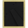 image:imageGolden State Art 16x24 Blue Picture Frame Mat for 12x18 Real Glass  Wall Mount Display Horizontally or Vertically Photo Art Poster or Print Display Blue Frame FinishGold