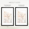 image:imageGolden State Art 16x24 Blue Picture Frame Mat for 12x18 Real Glass  Wall Mount Display Horizontally or Vertically Photo Art Poster or Print Display Blue Frame FinishBlack