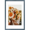 image:imageGolden State Art 16x24 Blue Picture Frame Mat for 12x18 Real Glass  Wall Mount Display Horizontally or Vertically Photo Art Poster or Print Display Blue Frame FinishBlue