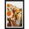 image:imageGolden State Art 16x24 Blue Picture Frame Mat for 12x18 Real Glass  Wall Mount Display Horizontally or Vertically Photo Art Poster or Print Display Blue Frame FinishBlack