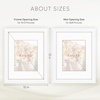 image:imageGolden State Art 16x24 Blue Picture Frame Mat for 12x18 Real Glass  Wall Mount Display Horizontally or Vertically Photo Art Poster or Print Display Blue Frame FinishWhite