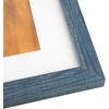 image:imageGolden State Art 16x24 Blue Picture Frame Mat for 12x18 Real Glass  Wall Mount Display Horizontally or Vertically Photo Art Poster or Print Display Blue Frame FinishBlue