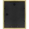 image:imageGolden State Art 16x24 Blue Picture Frame Mat for 12x18 Real Glass  Wall Mount Display Horizontally or Vertically Photo Art Poster or Print Display Blue Frame FinishGold