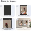 image:imageGolden State Art 20 Pack 11x14 Uncut Photo Mat Matboards Assortment Color  Uncut Mats for Prints Framing Backing DIY Projects Presentation Boards Art CraftsBlack
