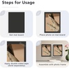image:imageGolden State Art 20 Pack 11x14 Uncut Photo Mat Matboards Assortment Color  Uncut Mats for Prints Framing Backing DIY Projects Presentation Boards Art CraftsBlack