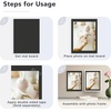 image:imageGolden State Art 20 Pack 11x14 Uncut Photo Mat Matboards Assortment Color  Uncut Mats for Prints Framing Backing DIY Projects Presentation Boards Art CraftsBlack