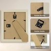 image:imageGolden State Art 3 Pack 8x10 Dark Gray Picture Frame Wall Mount  Farmhouse Rustic Photo Frame with HD Plastic Cover for Wall HangingBeige