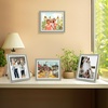 image:imageGolden State Art 3 Pack 8x10 Dark Gray Picture Frame Wall Mount  Farmhouse Rustic Photo Frame with HD Plastic Cover for Wall HangingDark Gray  Light Gray  Beige