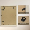 image:imageGolden State Art 3 Pack 8x10 Dark Gray Picture Frame Wall Mount  Farmhouse Rustic Photo Frame with HD Plastic Cover for Wall HangingDark Gray  Light Gray  Beige