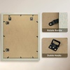 image:imageGolden State Art 3 Pack 8x10 Dark Gray Picture Frame Wall Mount  Farmhouse Rustic Photo Frame with HD Plastic Cover for Wall HangingLight Gray