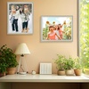 image:imageGolden State Art 3 Pack 8x10 Dark Gray Picture Frame Wall Mount  Farmhouse Rustic Photo Frame with HD Plastic Cover for Wall HangingLight Gray