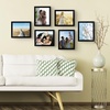 image:imageGolden State Art 4x6 Picture Frames Set of 8 White  Family Frames Set with Plexiglass for Wall or Tabletop Horizontal or Vertical DisplaysBlack