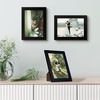 image:imageGolden State Art 4x6 Picture Frames Set of 8 White  Family Frames Set with Plexiglass for Wall or Tabletop Horizontal or Vertical DisplaysBlack