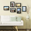 image:imageGolden State Art 4x6 Picture Frames Set of 8 White  Family Frames Set with Plexiglass for Wall or Tabletop Horizontal or Vertical DisplaysBlack
