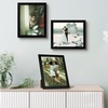 image:imageGolden State Art 4x6 Picture Frames Set of 8 White  Family Frames Set with Plexiglass for Wall or Tabletop Horizontal or Vertical DisplaysBlack