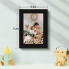 image:imageGolden State Art 4x6 Picture Frames Set of 8 White  Family Frames Set with Plexiglass for Wall or Tabletop Horizontal or Vertical DisplaysBlack