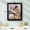 image:imageGolden State Art 4x6 Picture Frames Set of 8 White  Family Frames Set with Plexiglass for Wall or Tabletop Horizontal or Vertical DisplaysBlack