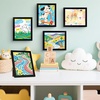 image:imageGolden State Art 4x6 Picture Frames Set of 8 White  Family Frames Set with Plexiglass for Wall or Tabletop Horizontal or Vertical DisplaysBlack