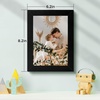 image:imageGolden State Art 4x6 Picture Frames Set of 8 White  Family Frames Set with Plexiglass for Wall or Tabletop Horizontal or Vertical DisplaysBlack