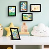 image:imageGolden State Art 4x6 Picture Frames Set of 8 White  Family Frames Set with Plexiglass for Wall or Tabletop Horizontal or Vertical DisplaysBlack