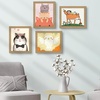 image:imageGolden State Art 4x6 Picture Frames Set of 8 White  Family Frames Set with Plexiglass for Wall or Tabletop Horizontal or Vertical DisplaysBrown