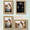 image:imageGolden State Art 4x6 Picture Frames Set of 8 White  Family Frames Set with Plexiglass for Wall or Tabletop Horizontal or Vertical DisplaysBrown