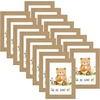 image:imageGolden State Art 4x6 Picture Frames Set of 8 White  Family Frames Set with Plexiglass for Wall or Tabletop Horizontal or Vertical DisplaysBrown