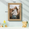 image:imageGolden State Art 4x6 Picture Frames Set of 8 White  Family Frames Set with Plexiglass for Wall or Tabletop Horizontal or Vertical DisplaysBrown