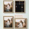 image:imageGolden State Art 4x6 Picture Frames Set of 8 White  Family Frames Set with Plexiglass for Wall or Tabletop Horizontal or Vertical DisplaysBrown