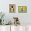 image:imageGolden State Art 4x6 Picture Frames Set of 8 White  Family Frames Set with Plexiglass for Wall or Tabletop Horizontal or Vertical DisplaysBrown
