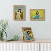image:imageGolden State Art 4x6 Picture Frames Set of 8 White  Family Frames Set with Plexiglass for Wall or Tabletop Horizontal or Vertical DisplaysBrown
